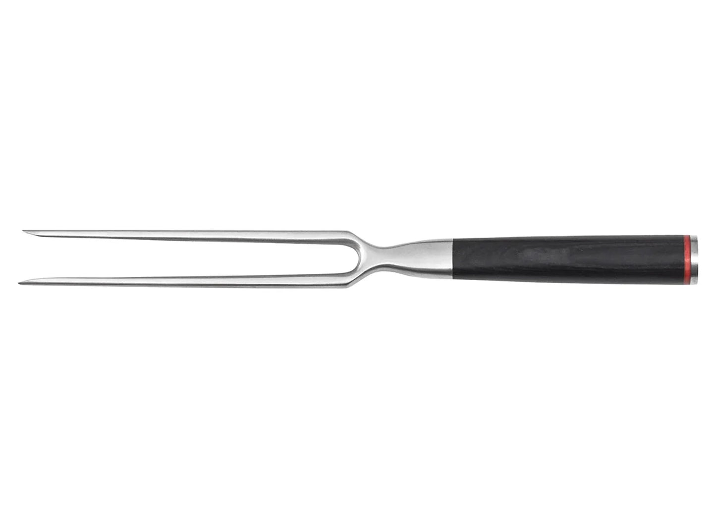29 cm stainless steel carving fork with dual tines.