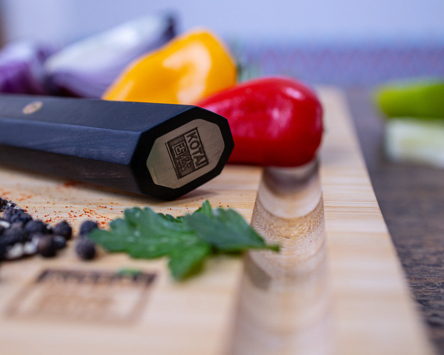 Rectangular bamboo cutting board with smooth double-sided surface.