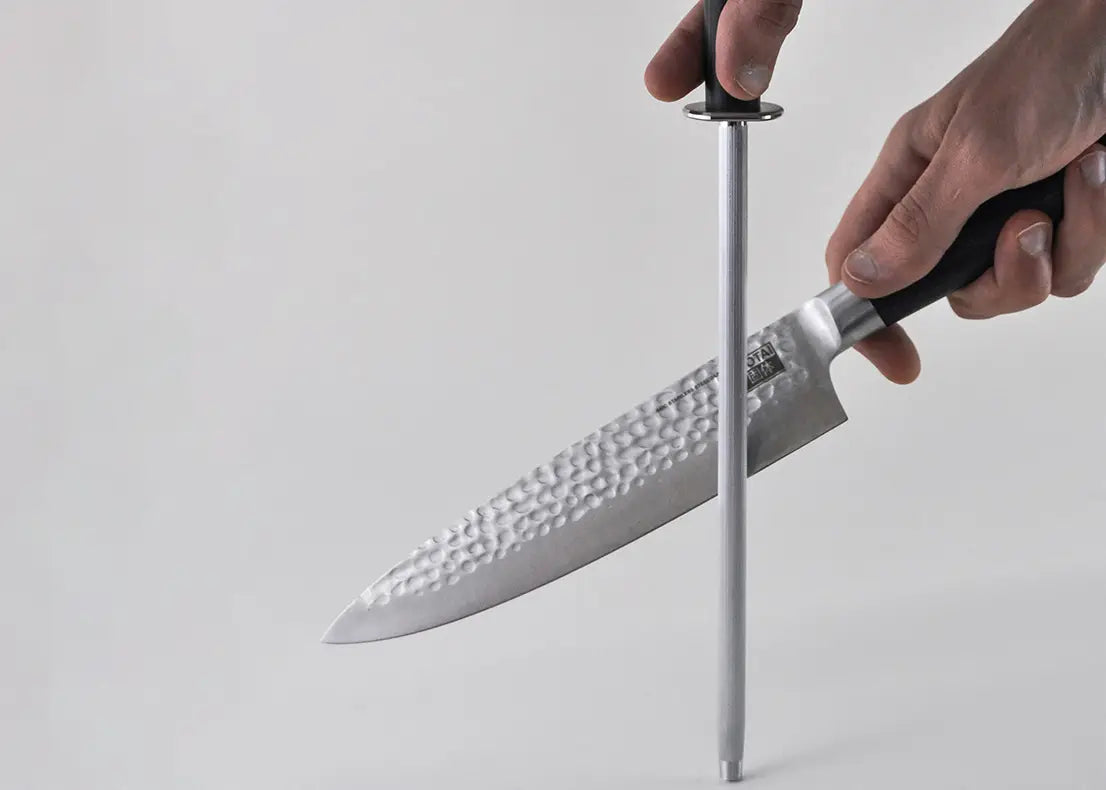 Full Hashi Damascus knife collection with layered MVS10Cob steel blades.