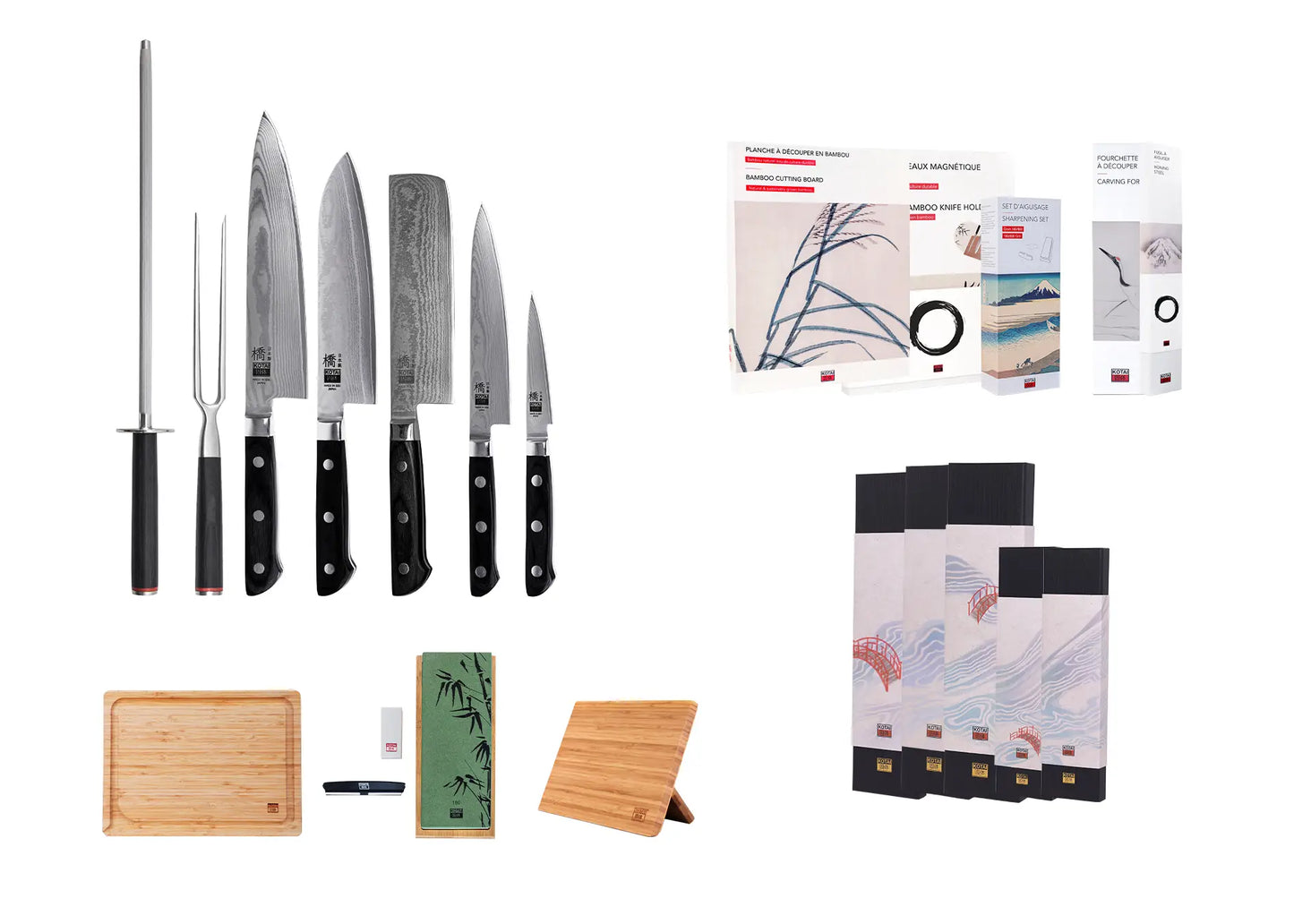 Set Completo de Cuchillos de 10 piezas - Colección Hashi Damas