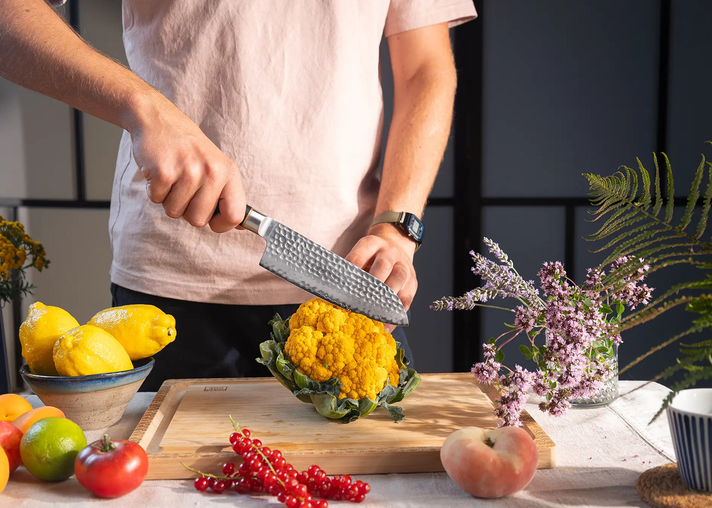 Santoku 18 cm blade - Pakka San-Mai Collection