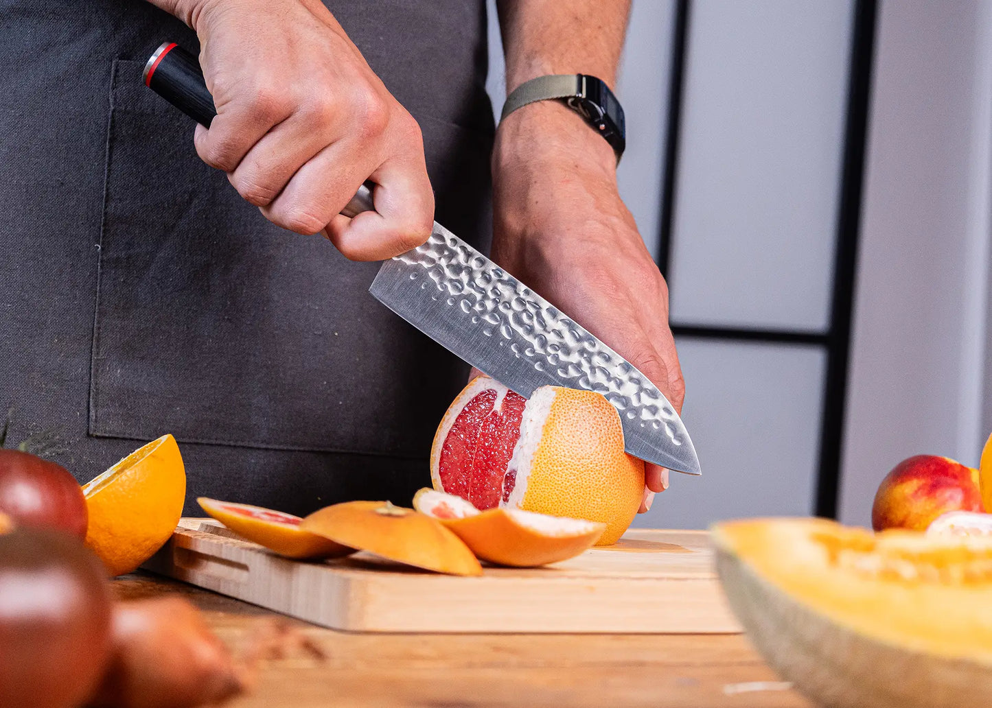 Couteau Santoku - Lame de 180 mm - Collection Pakka