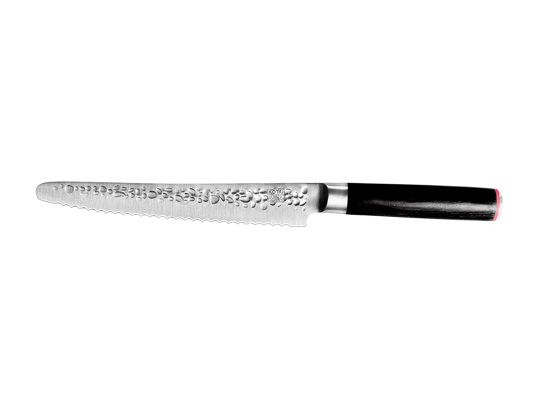 20 cm serrated bread knife with 440C blade and pakkawood handle.