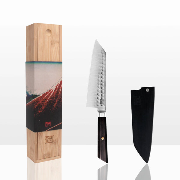170 mm blade bunka Santoku knife from the Bunka collection.