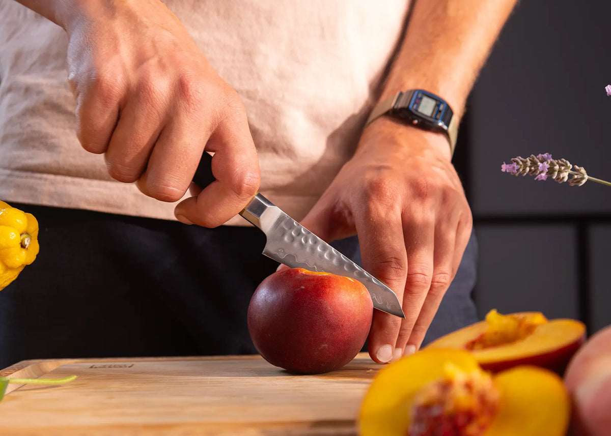 Petty knife of our Bunka San-Mai Collection.
