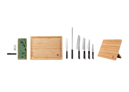Set Completo de Cuchillos de 9 piezas - Colección Bunka
