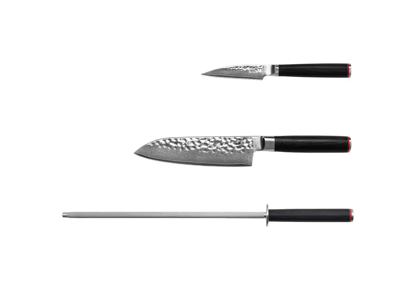 Set de Base de couteaux (3 pièces) - Collection Pakka Damas