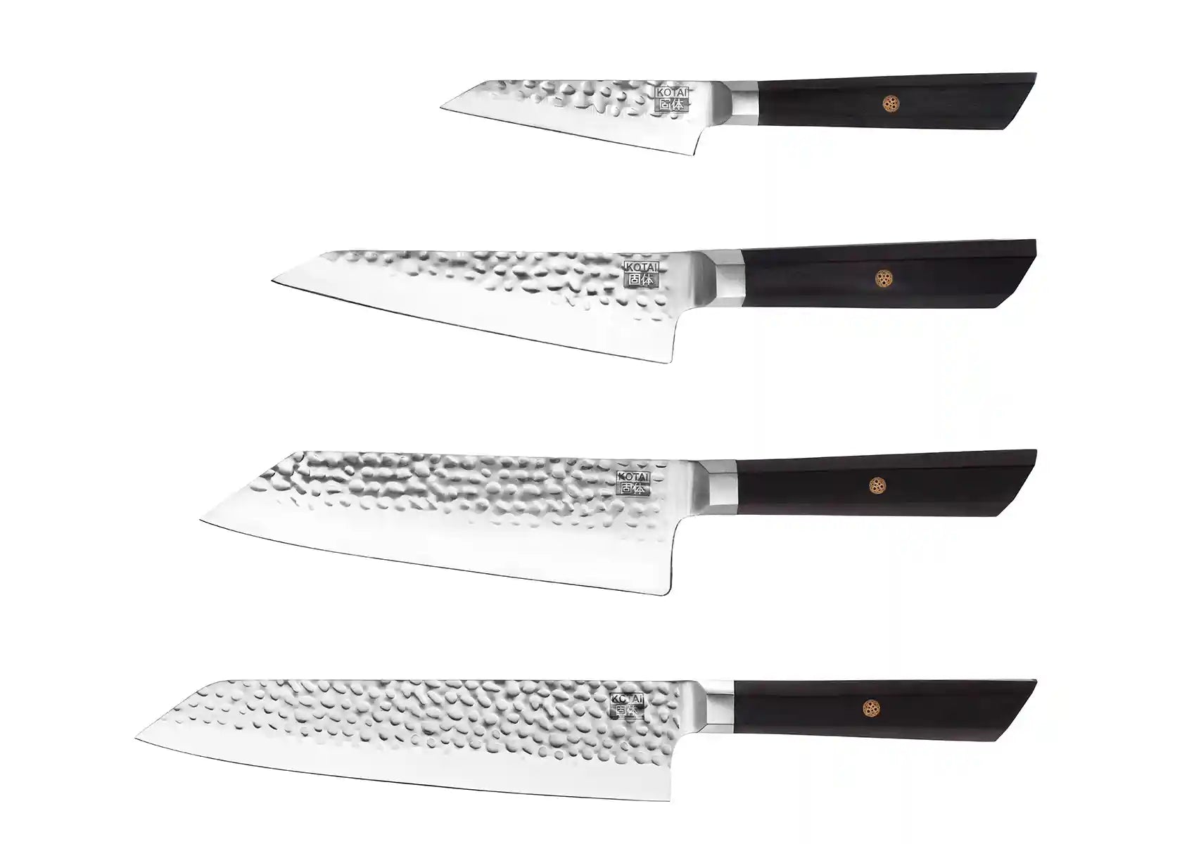 Master Cook 4 PC Damascus Steel Full Tang Kitchen Knife Set 