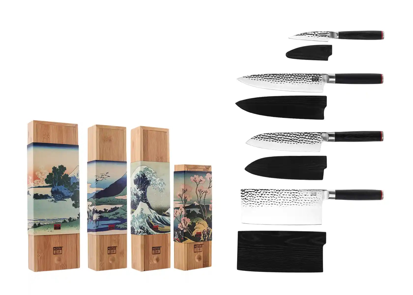 Complete 4-Pieces Knife Set - Pakka Collection