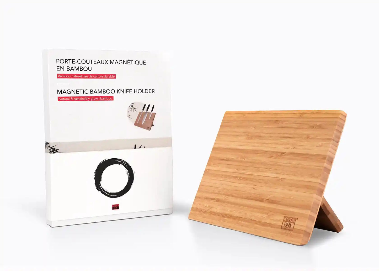 Magnetic Bamboo Knife Holder - 32 x 22 cm