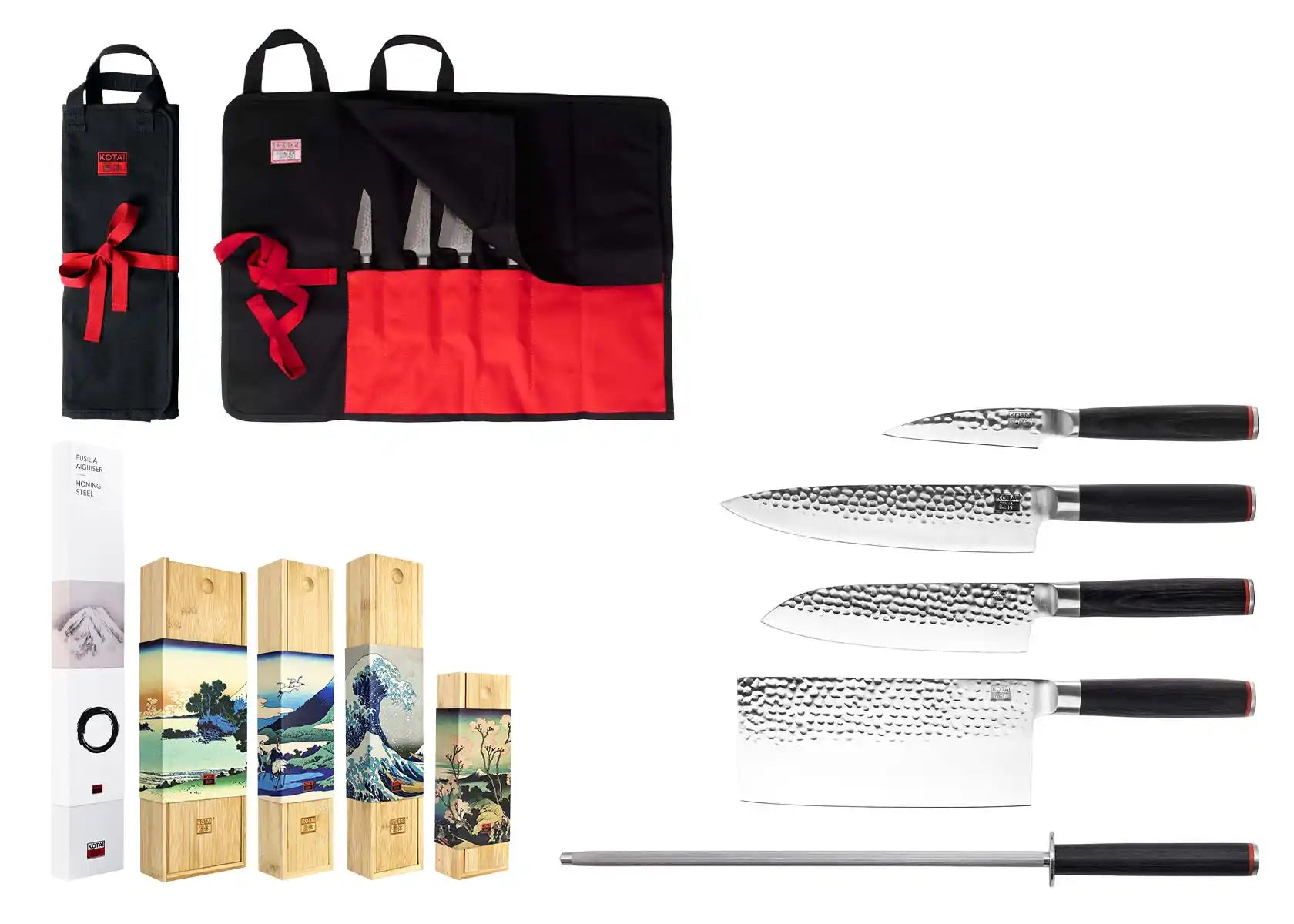 Complete 6-Pieces Knife Set - Pakka Collection