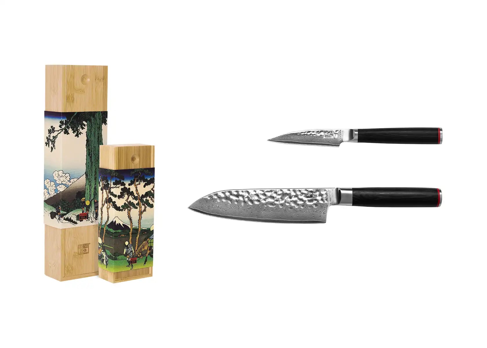 Starter 2-Piece Knife Set - Pakka Damascus Collection