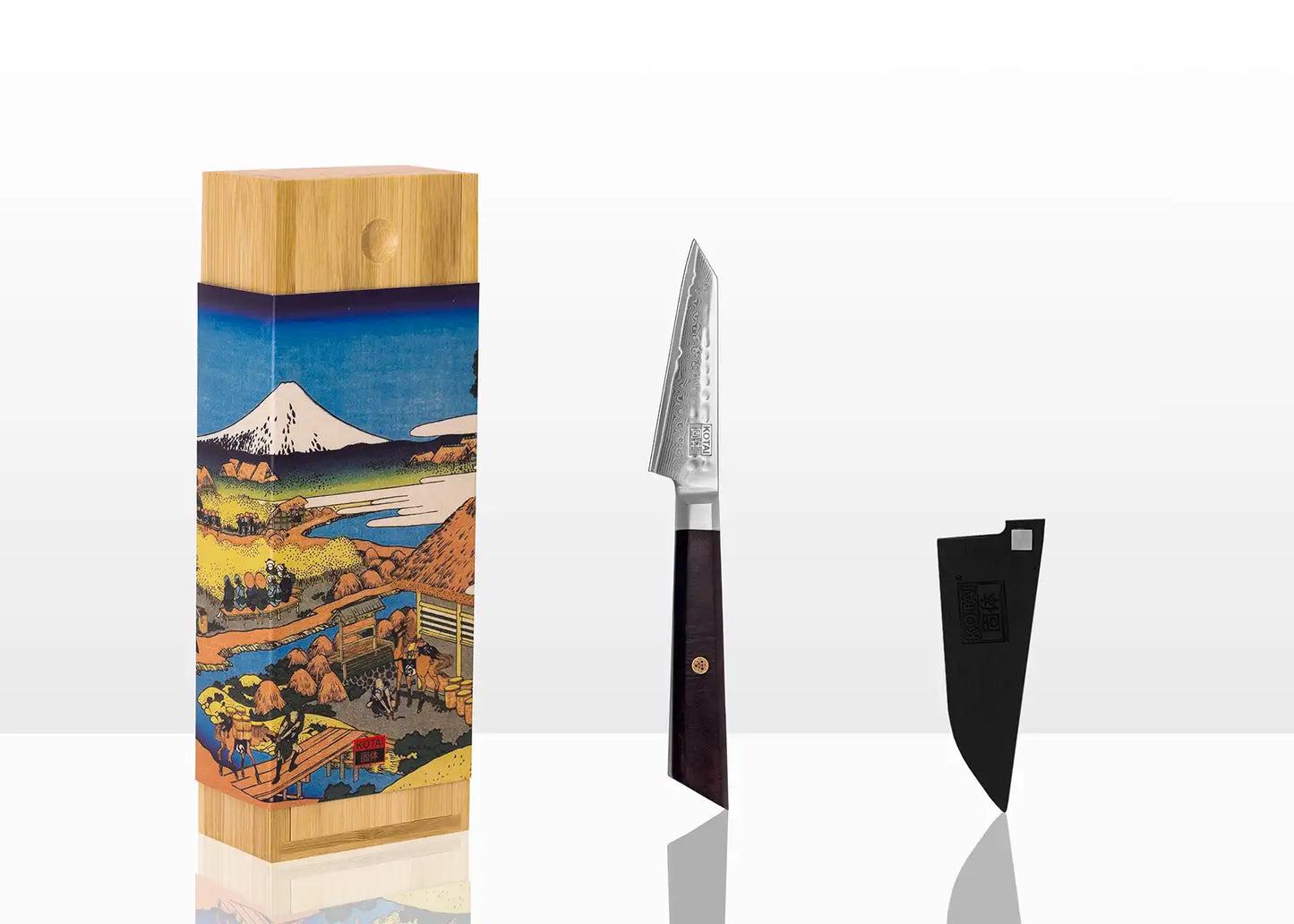 Couteau d'office - Lame de 90 mm - Collection Bunka Damas