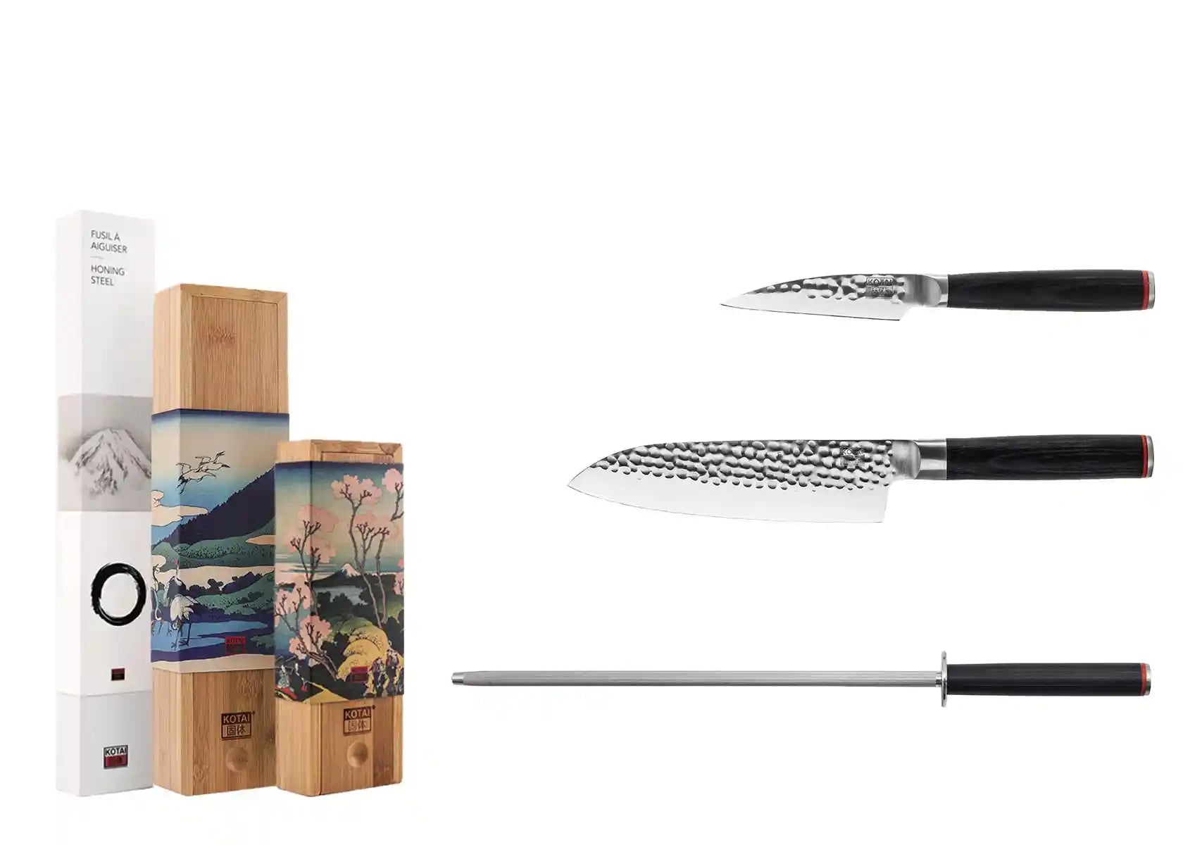 Master Maison 15-Piece Premium Chef Knife Kitchen Set With PP