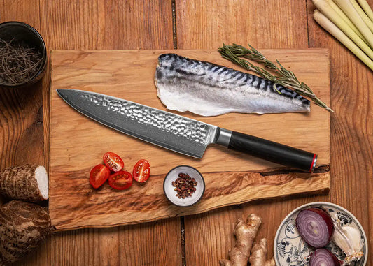 Couteau de Chef Gyuto - Lame de 200 mm - Collection Pakka Damas