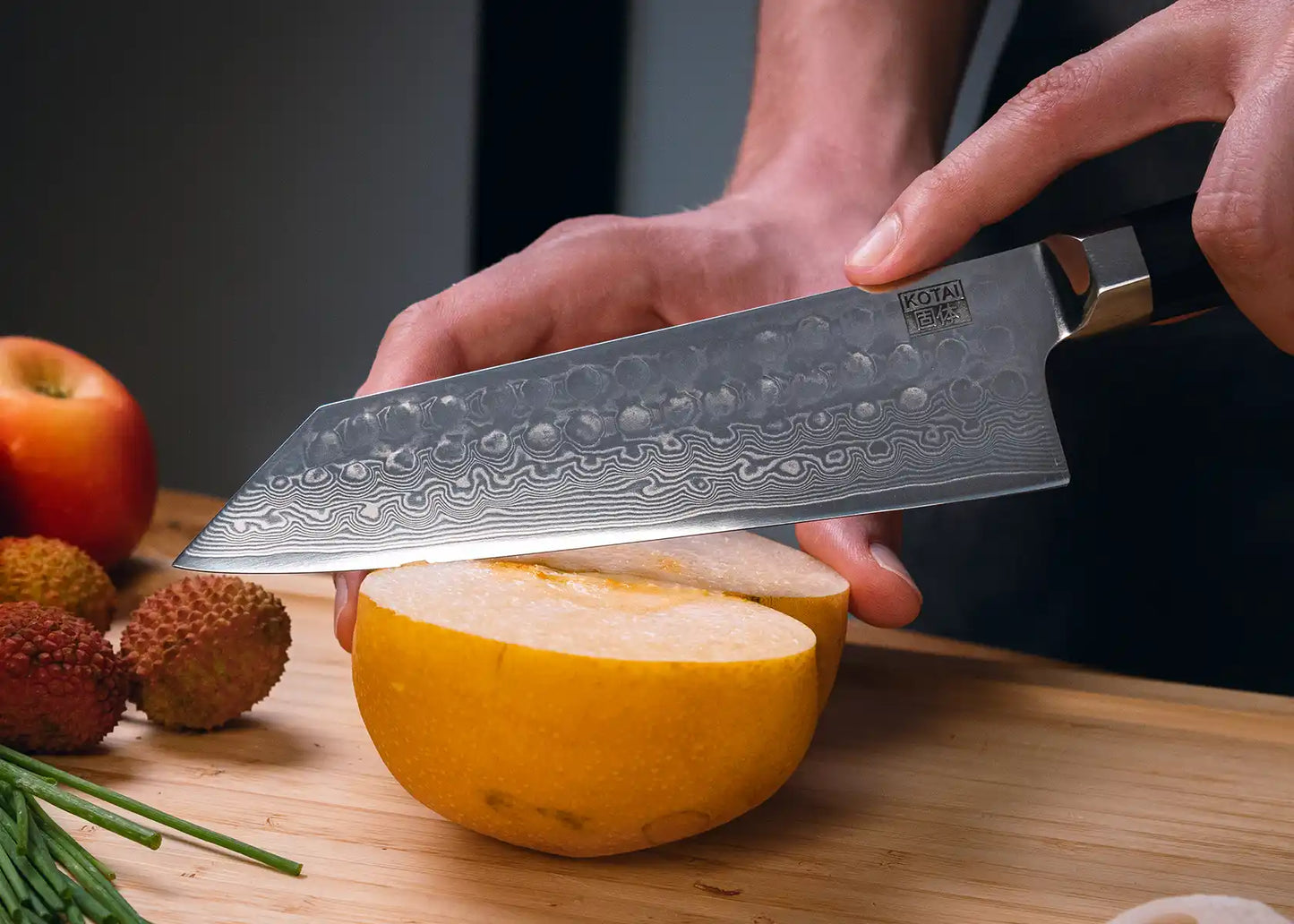 Complete 4-Piece Knife Set - Bunka Damascus Collection