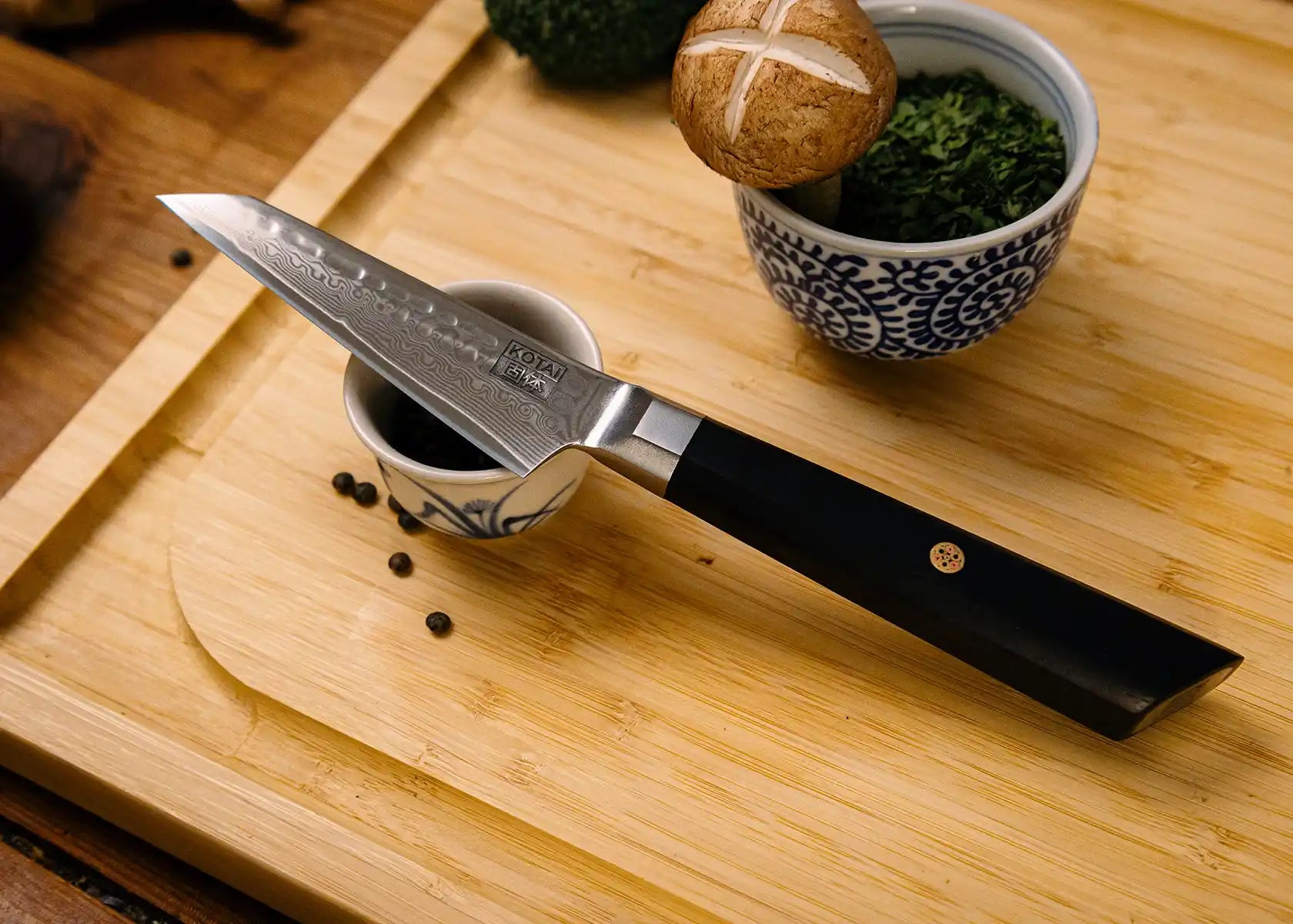 Bunka Collection KOTAI Starter 2-Piece Knife Set - Bunka Damascus Collection | KOTAI Kitchen