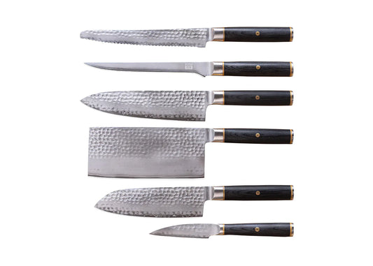 Complete 6-Piece Knife Set - Pakka San-Mai Collection