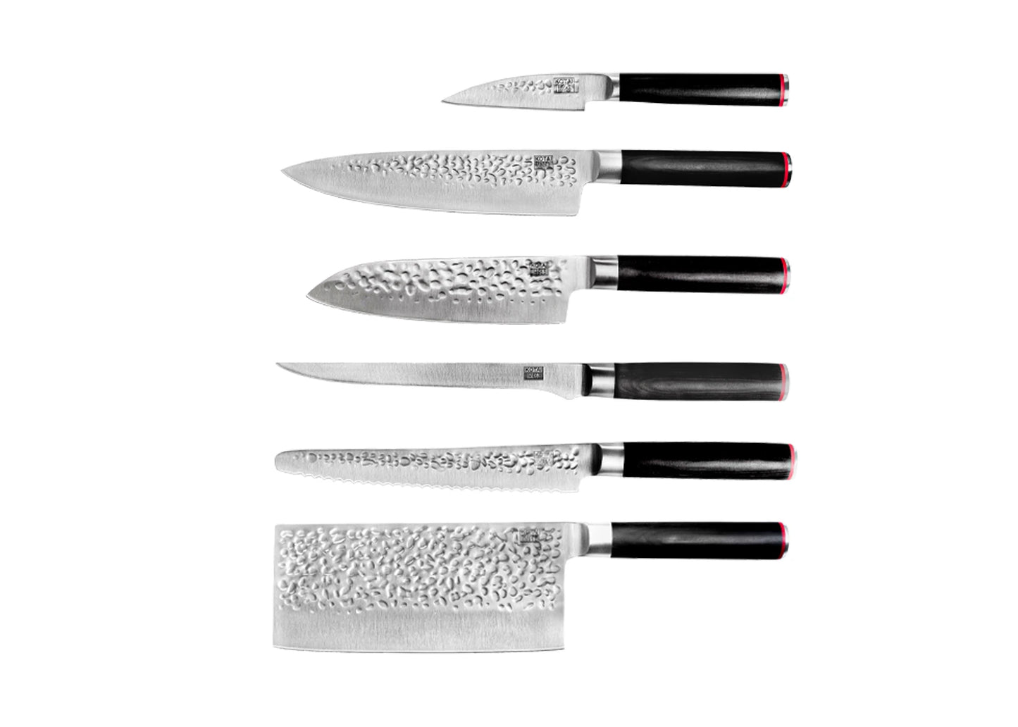 Set Complet de couteaux (6 pièces) - Collection Pakka