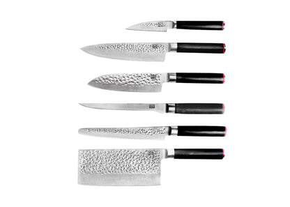Set Complet de couteaux (6 pièces) - Collection Pakka