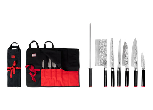 Set Nomade Complet de couteaux (8 pièces) - Collection Pakka