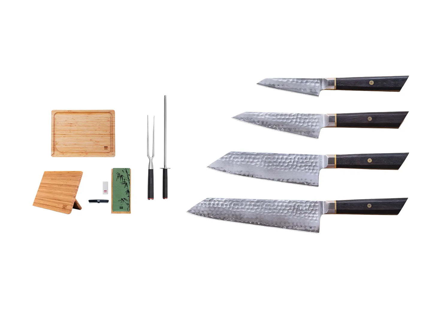 Complete 9-Piece Knife Set - Bunka San-Mai Collection
