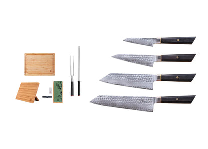 Complete 9-Piece Knife Set - Bunka San-Mai Collection