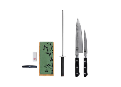 Set Édition Limitée de Couteaux 4 Pièces - Collection Hashi Damas