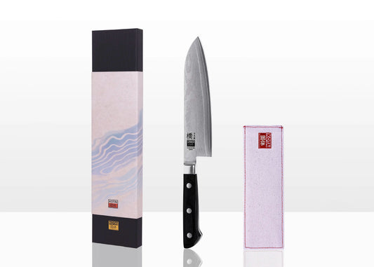 Coltello Santoku 180 mm - Collezione Hashi Damasco
