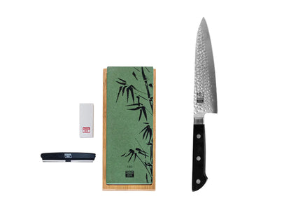 Set Édition Limitée de Couteaux 2 Pièces - Collection Hashi Tsuchime