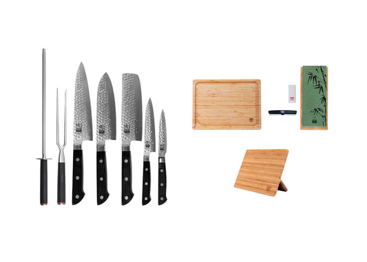 Set Completo di 10 Coltelli - Collezione Hashi Tsuchime