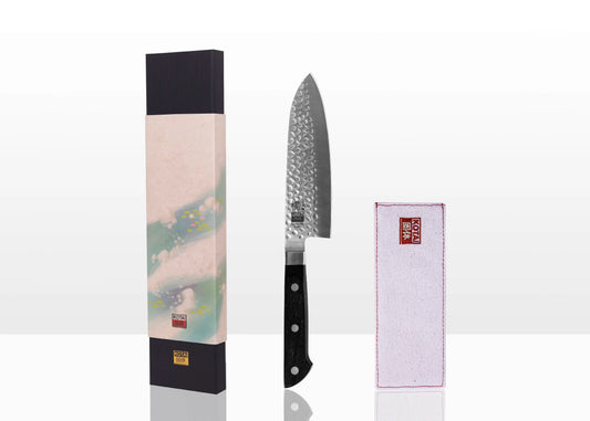 Coltello Santoku 170 mm - Collezione Hashi Tsuchime