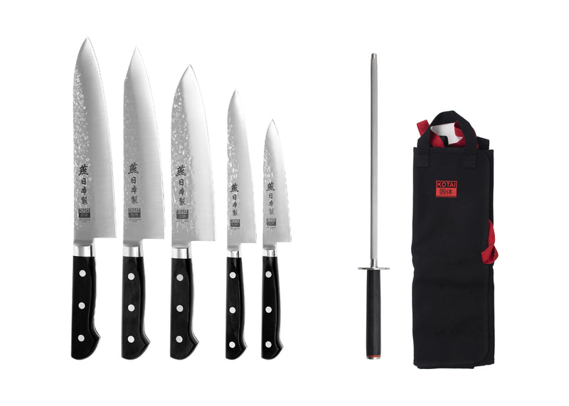Set de couteaux nomade complet 7 pièces