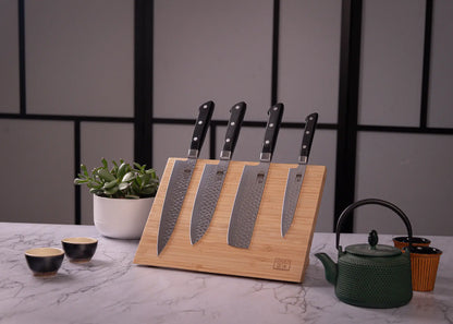 Set Complet de Couteaux 6 Pièces - Collection Hashi Tsuchime