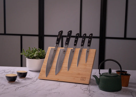 Set Complet de Couteaux 10 Pièces - Collection Hashi Damas