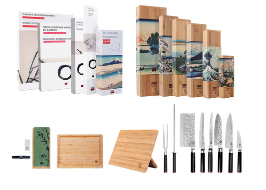 Set Complet de couteaux (11 pièces) - Collection Pakka