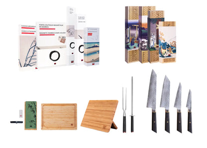 Complete 9-Piece Knife Set - Bunka San-Mai Collection