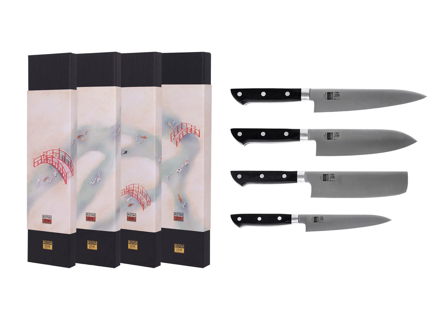 Complete 4-Piece Knife Set - Hashi Classic Collection