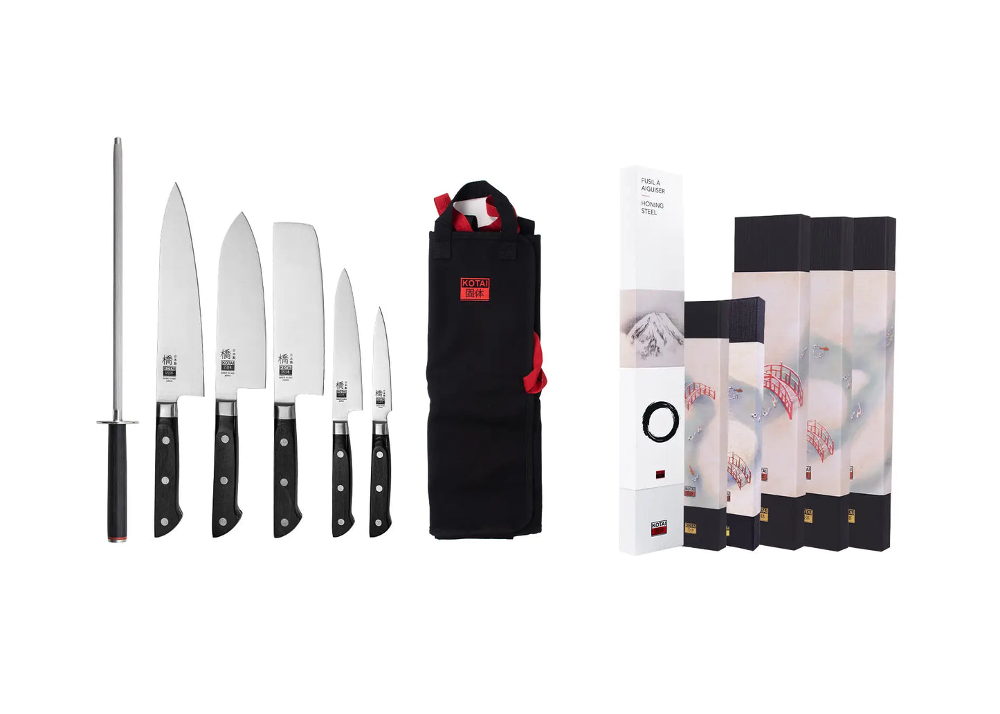 Complete 7-Piece Knife Set - Hashi Classic Collection