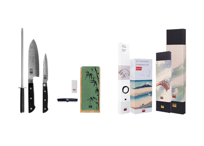 Set de Inicio de Cuchillos - 4 Piezas - Colección Hashi Tsuchime