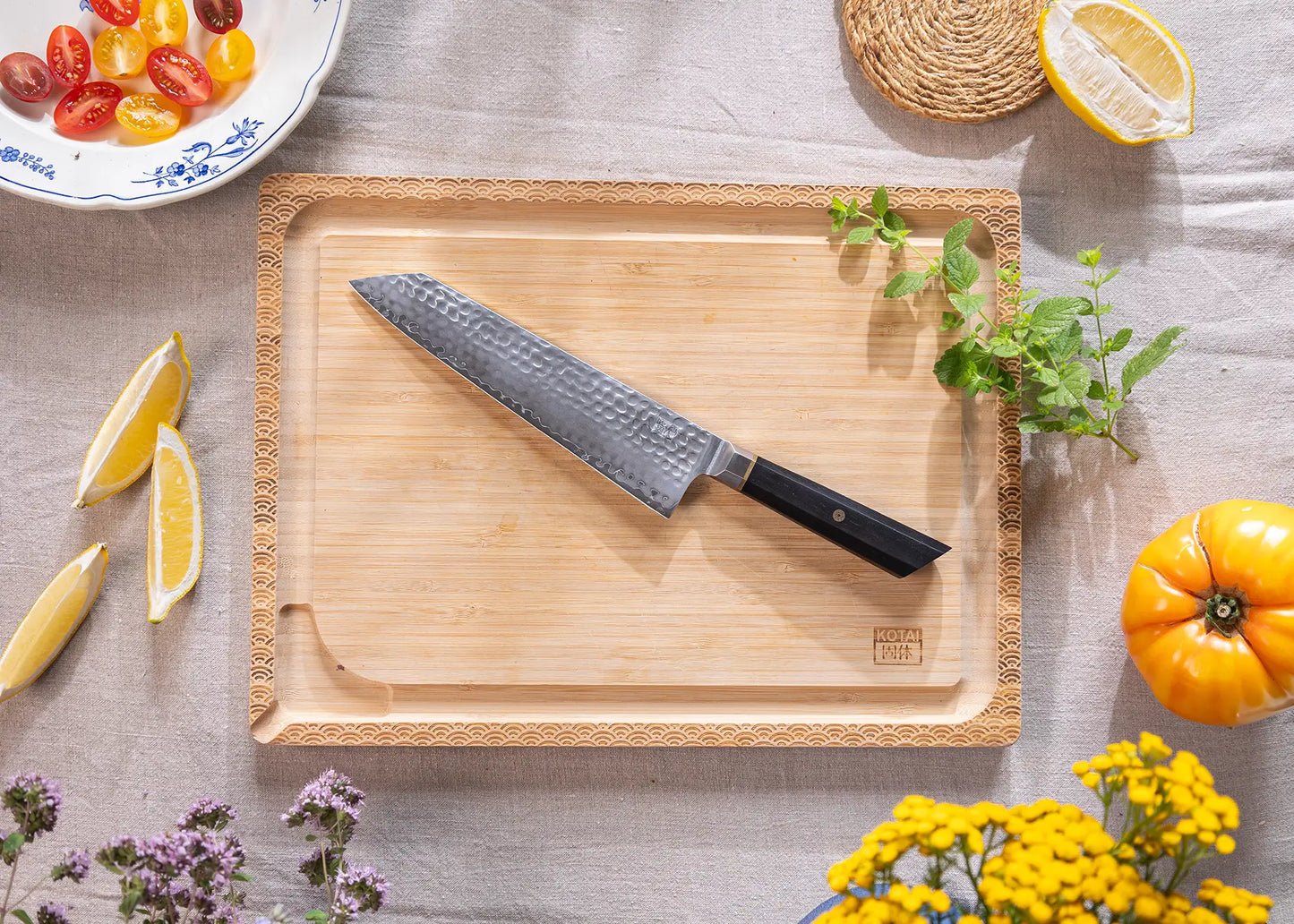 Kiritsuke Knife 210 mm - Bunka San-Mai Collection