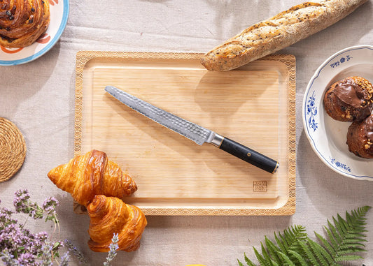 Serrated Knife 200 mm - Pakka San-Mai Collection