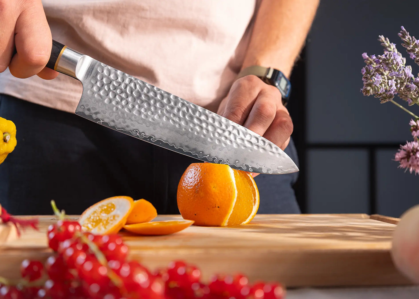 Gyuto Chef Knife 20 cm blade - Pakka San-Mai Collection