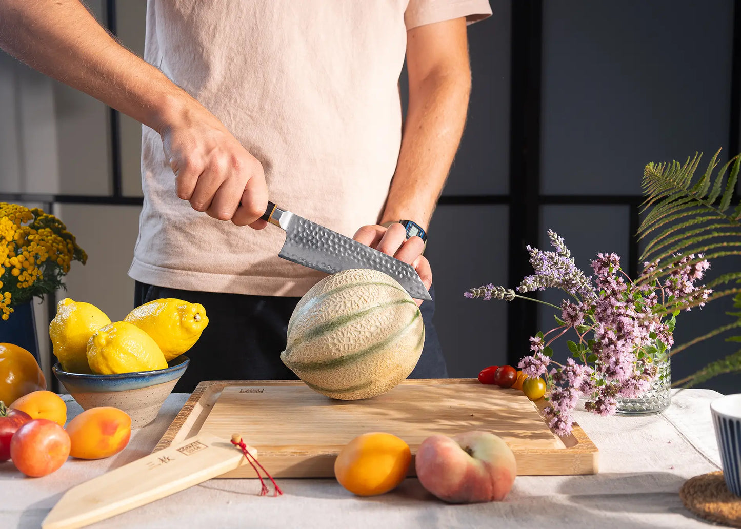 Santoku Knife 170 mm - Bunka San-Mai Collection