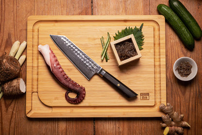 Set Complet de Couteaux 6 pièces - Collection Bunka Damascus