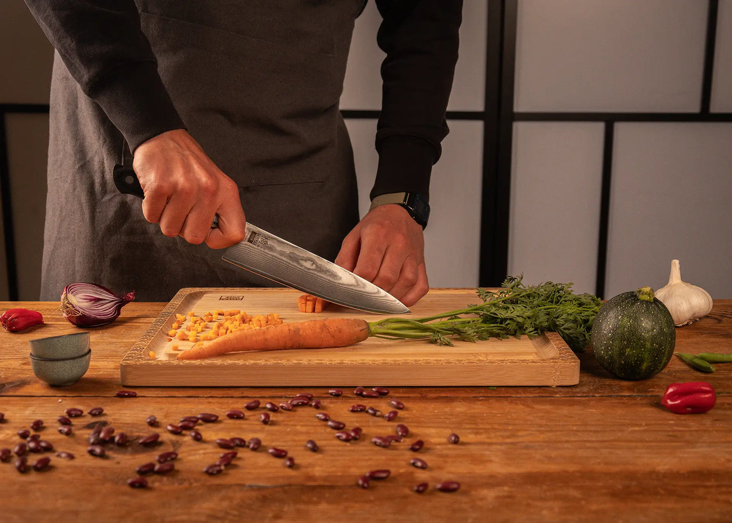 Cuchillo de Chef Gyuto de 200 mm - Colección Hashi Damas