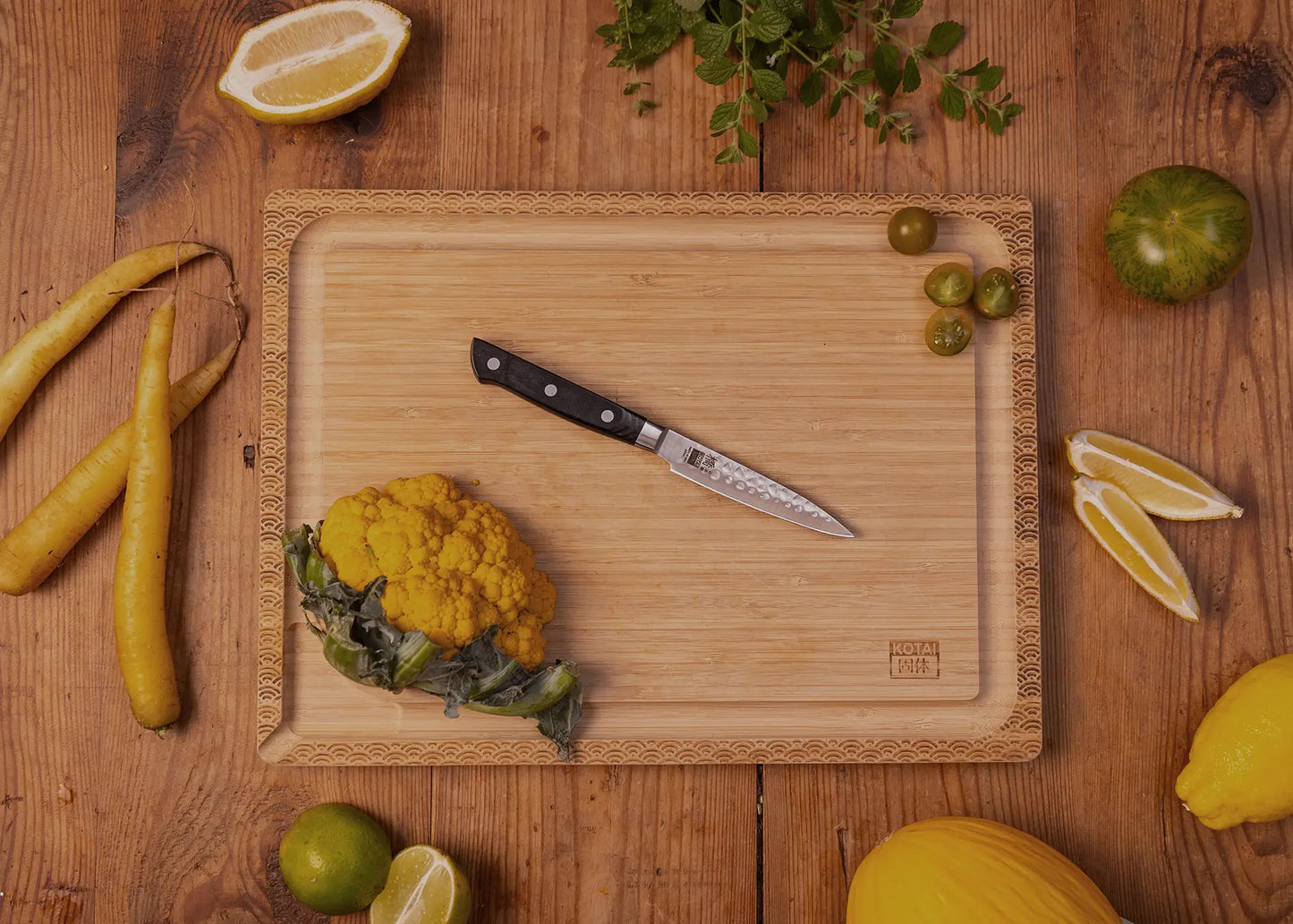 Set de Inicio de Cuchillos - 4 Piezas - Colección Hashi Tsuchime