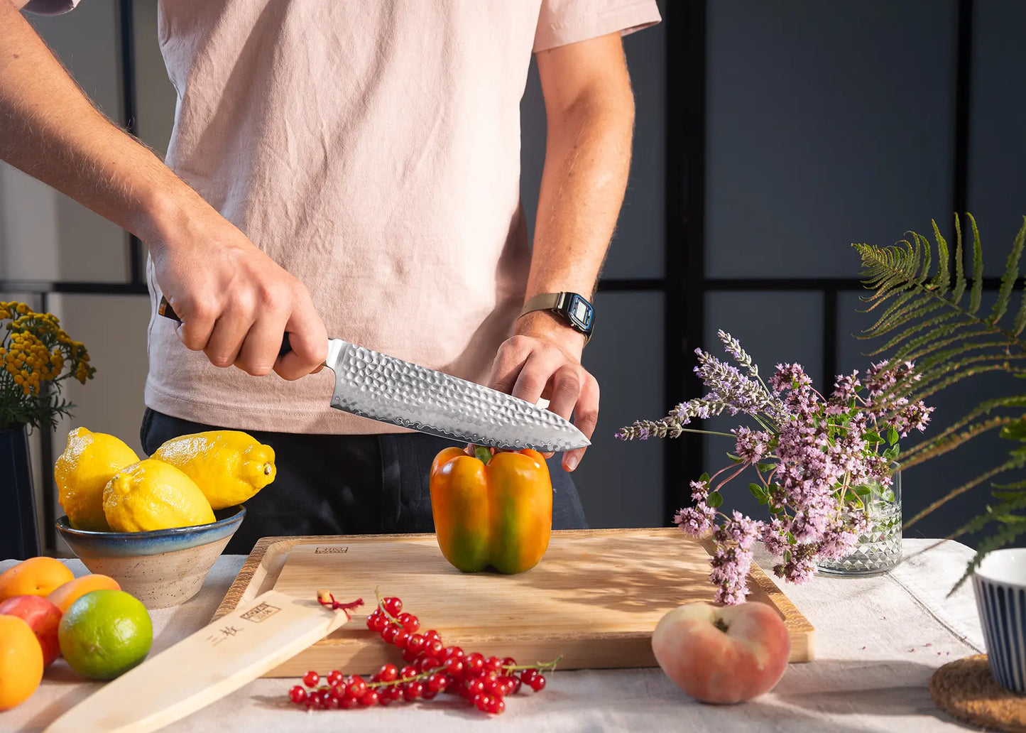 Gyuto Chef Knife 20 cm blade - Pakka San-Mai Collection
