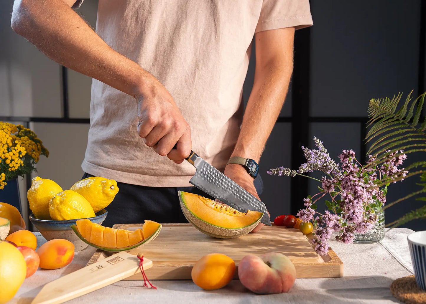 Santoku Knife 170 mm - Bunka San-Mai Collection