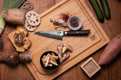 Set Complet de Couteaux 6 pièces - Collection Bunka Damascus
